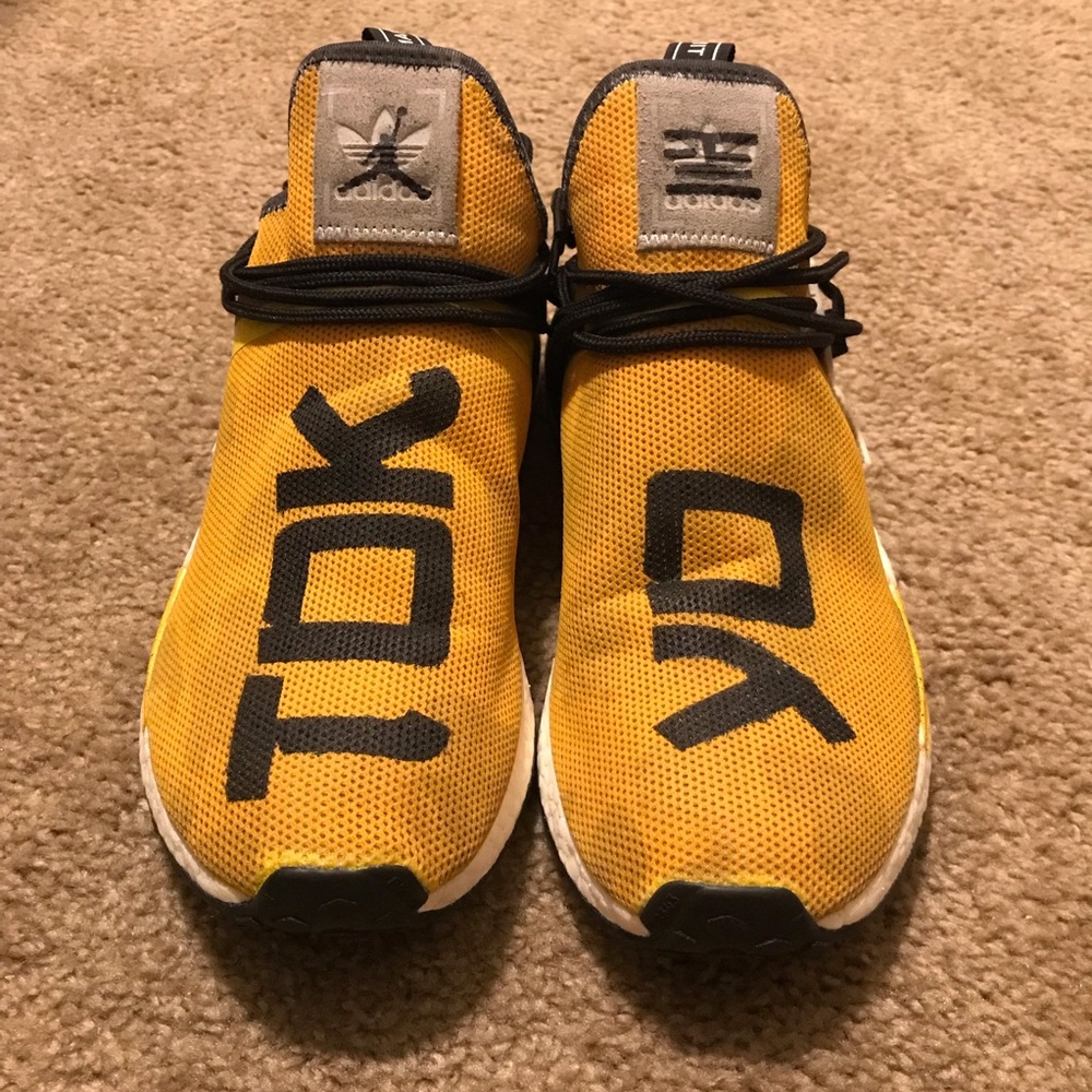 Custom Adidas Nmds mens 8.5 - Handpainted Tokyo 5s inspired